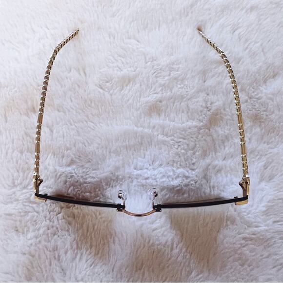 Skyla Brown & Tan Square Oversized Sunglasses - Picture 4 of 12